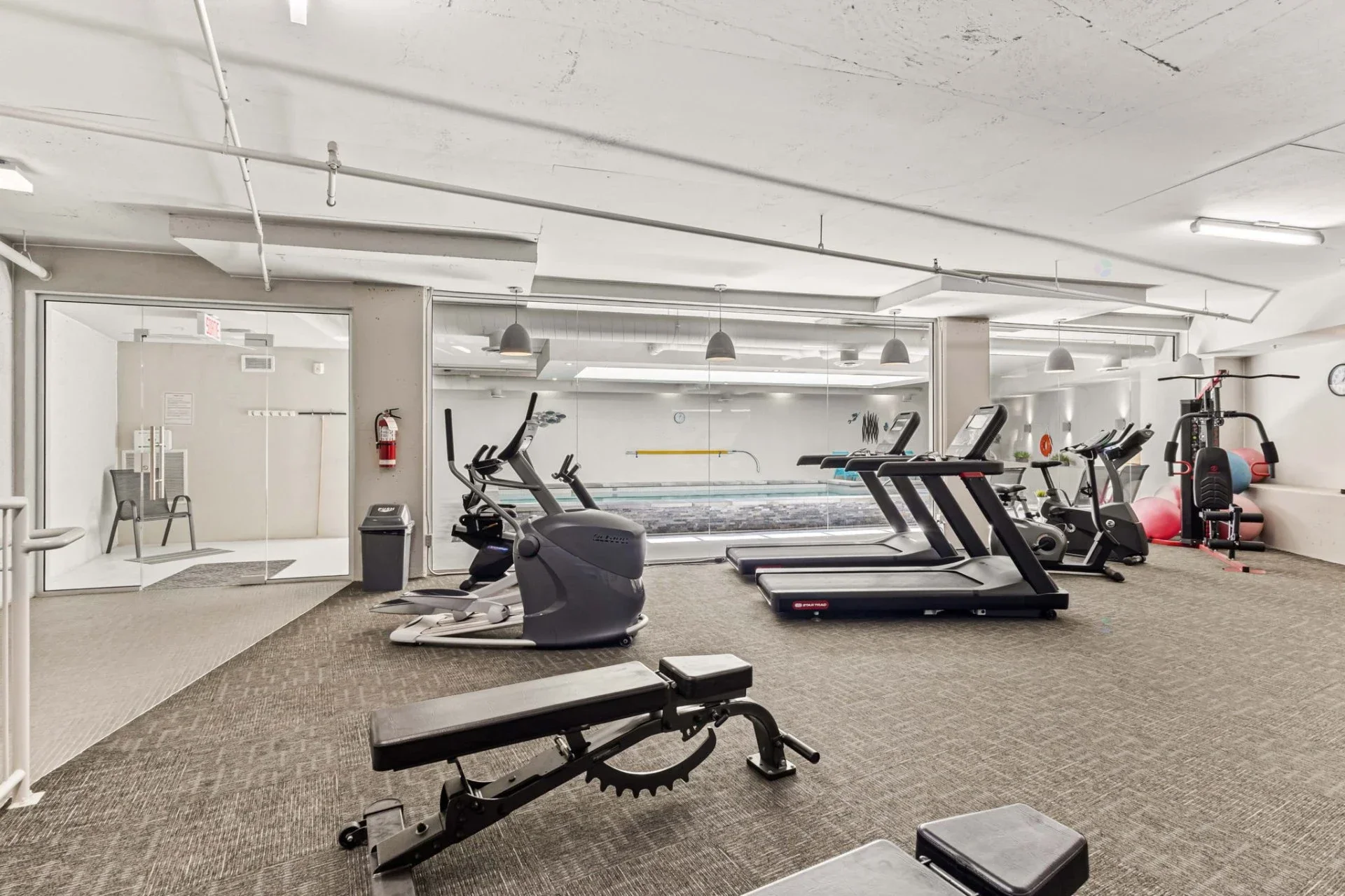 Salle d’exercice Salle d'exercice,