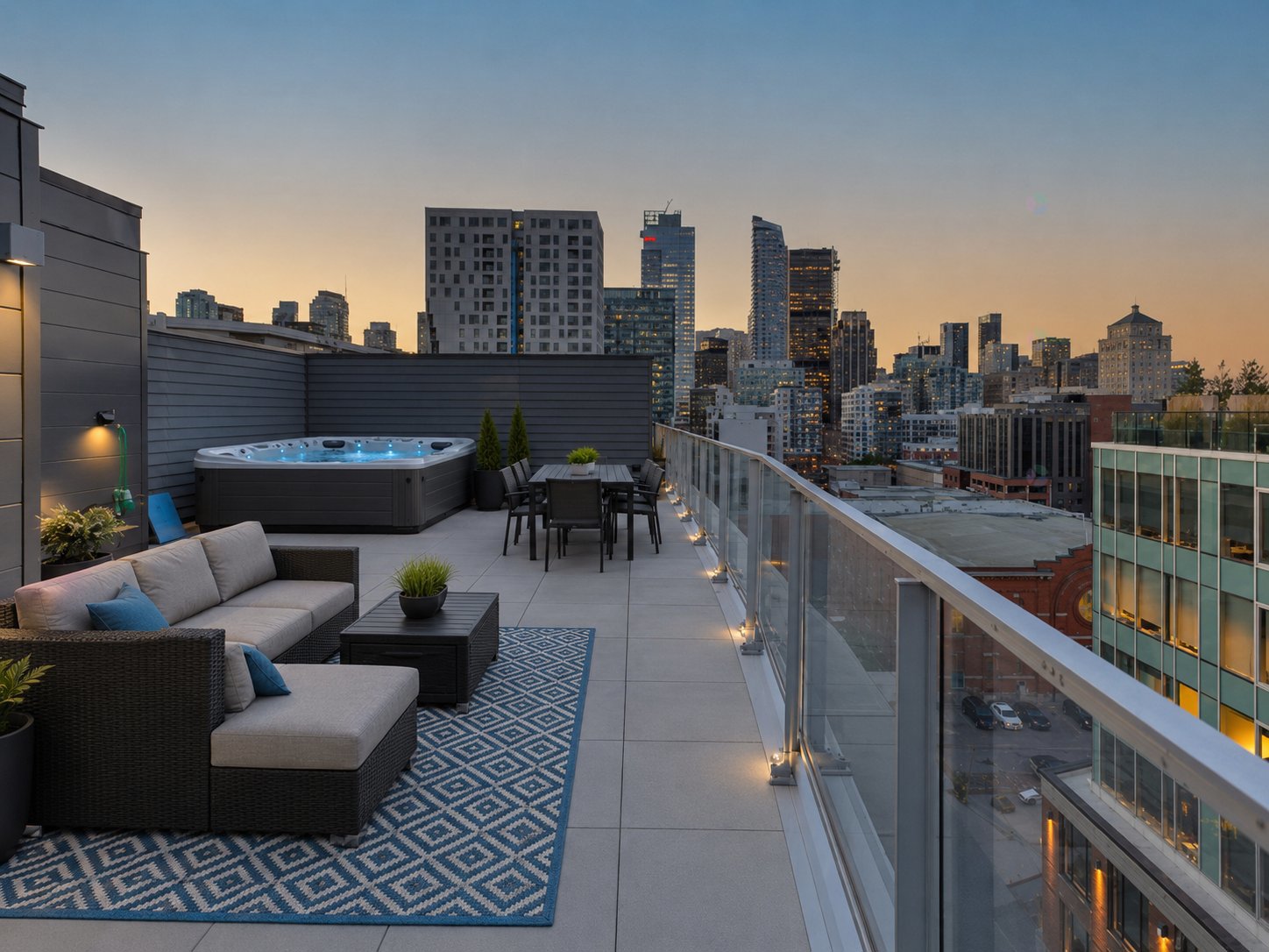 Private roof terrace Private roof terrace