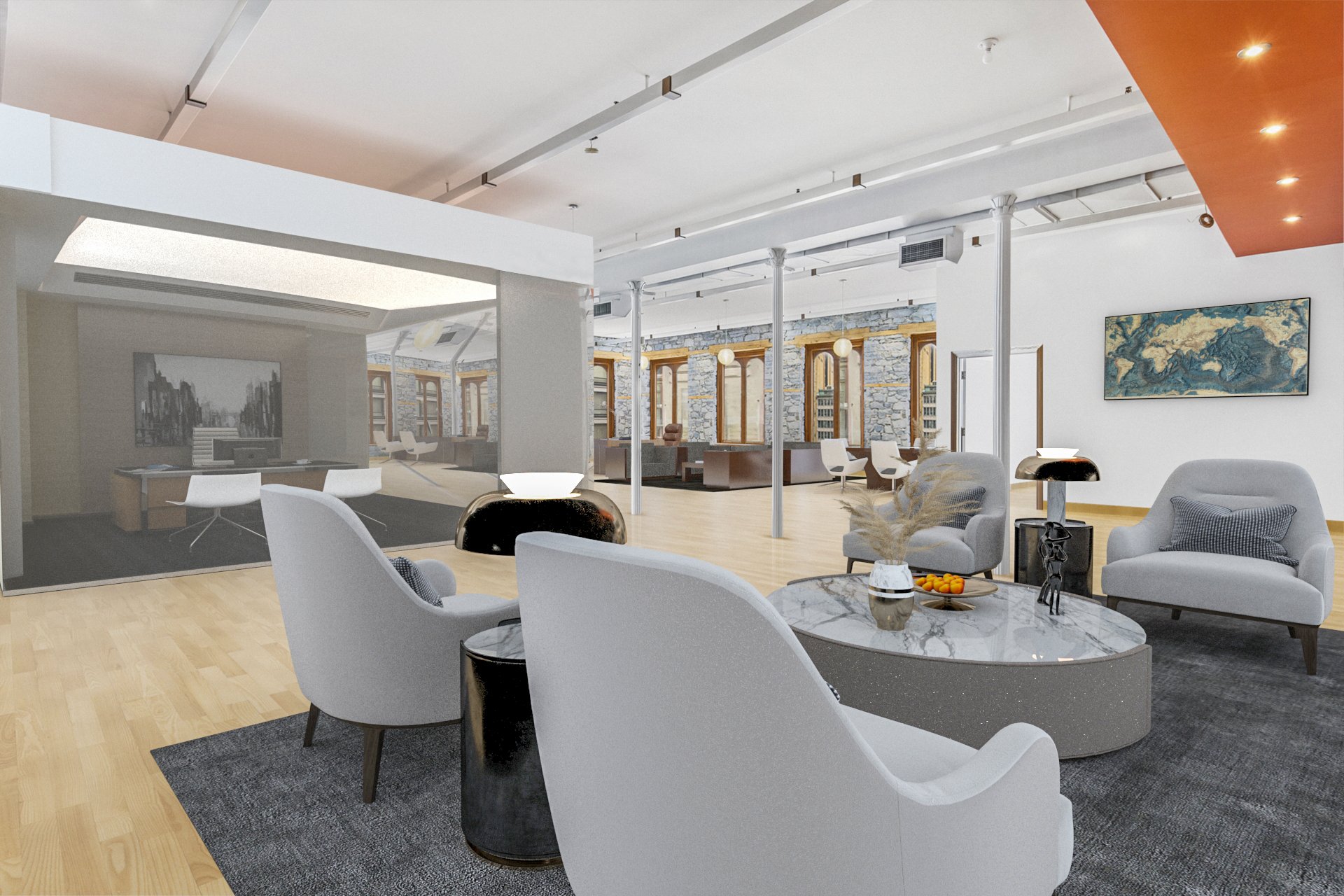 Virtual staging – Office style Virtual staging - Office style