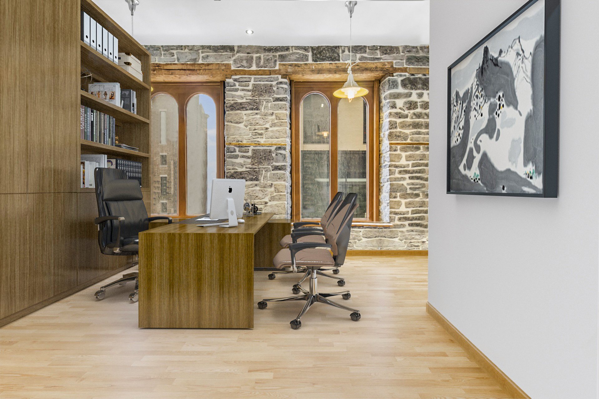 Virtual staging – Office style Virtual staging - Office style